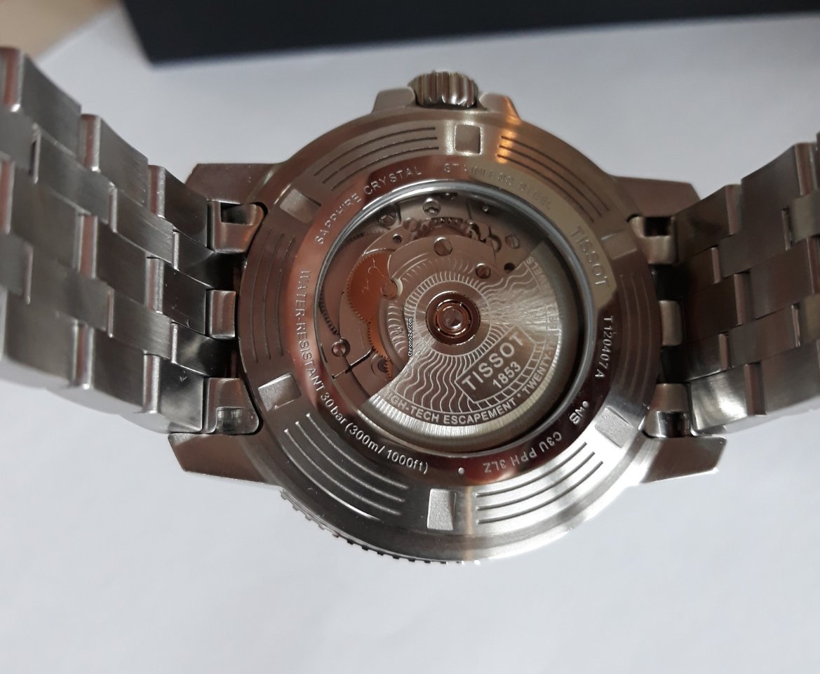 Tissot Seastar 1000 Mens watch Unisex Automatic Steel T120.417.11.091.00 Replica 6