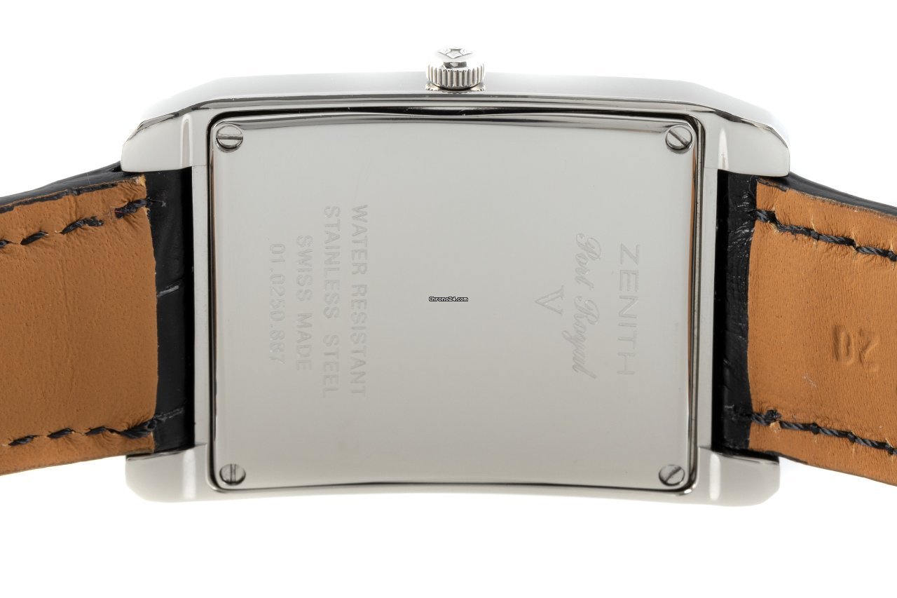 IMG_9081 Zenith Port Royal Mens watch Unisex Quartz Steel 01.0250.887 Replica 6