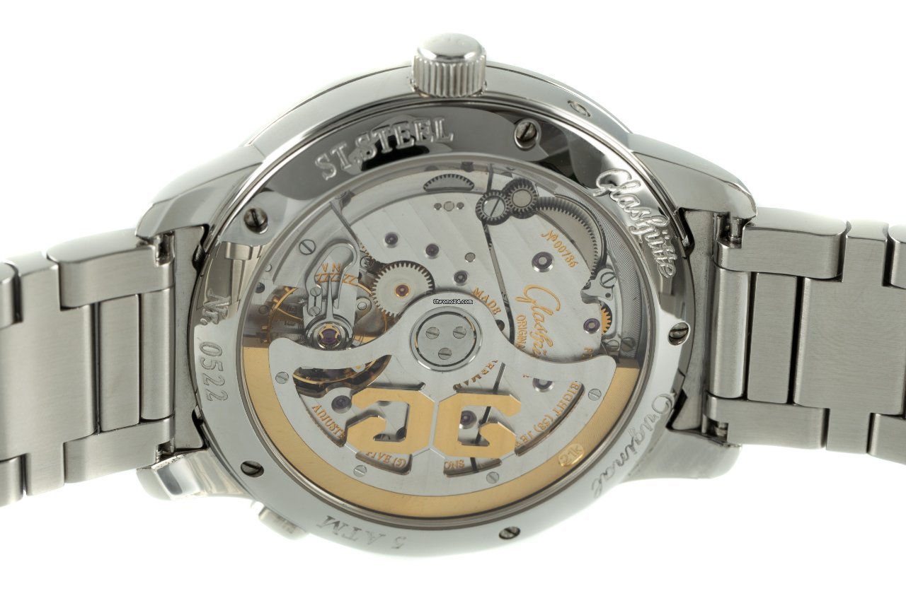 Glashutte Original Mens watch Unisex Automatic Steel 100-01-13-02-04 Replica 6