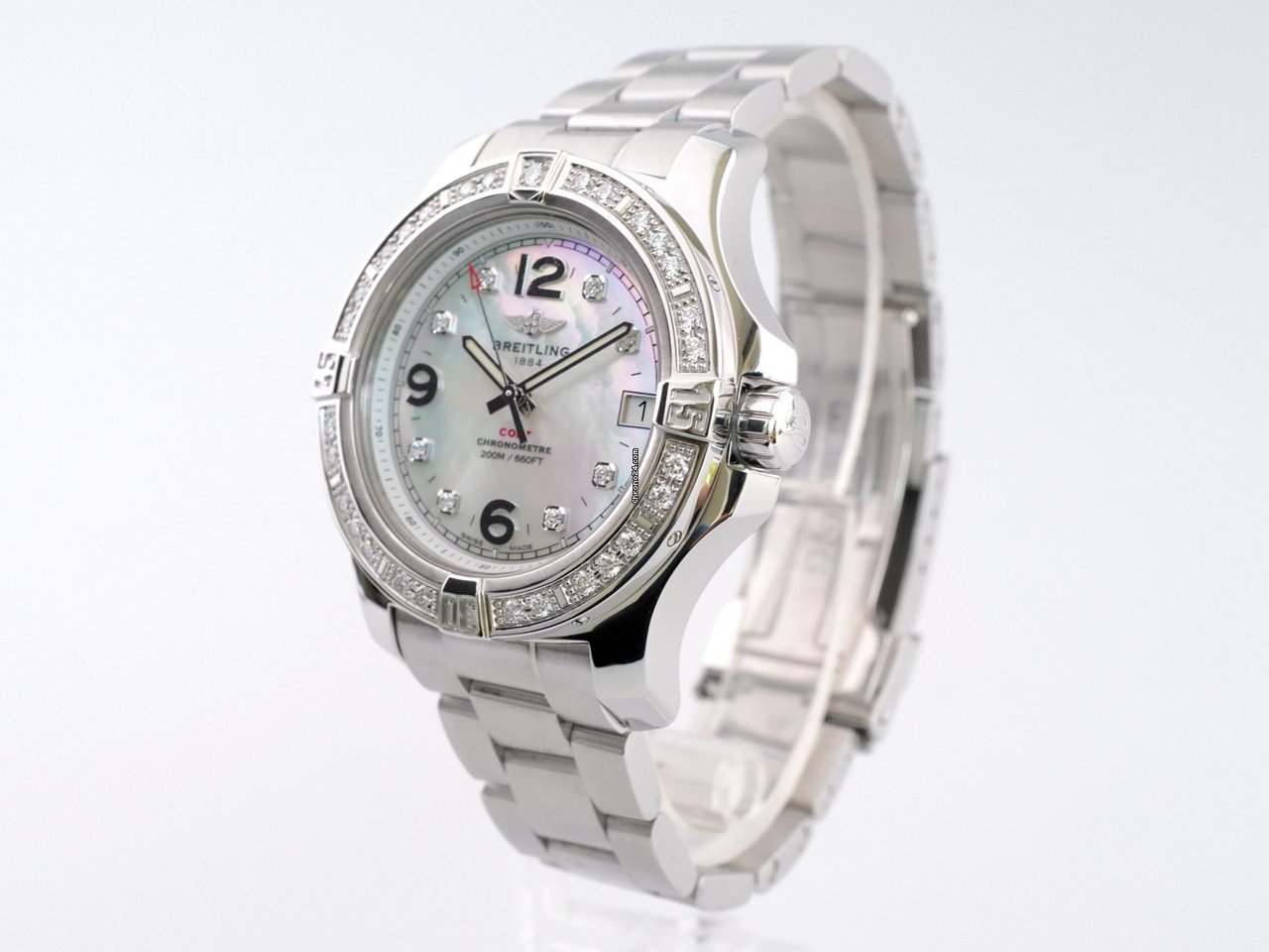 Breitling Colt 36 Womens watch Quartz Steel a7438953 a771 178a Replica 6