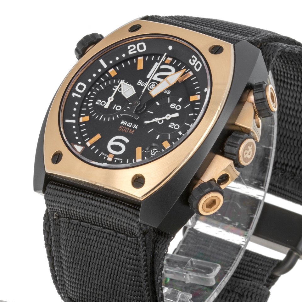 Bell & Ross BR 02 Mens watch Unisex Automatic Steel BR02-94 Replica 6