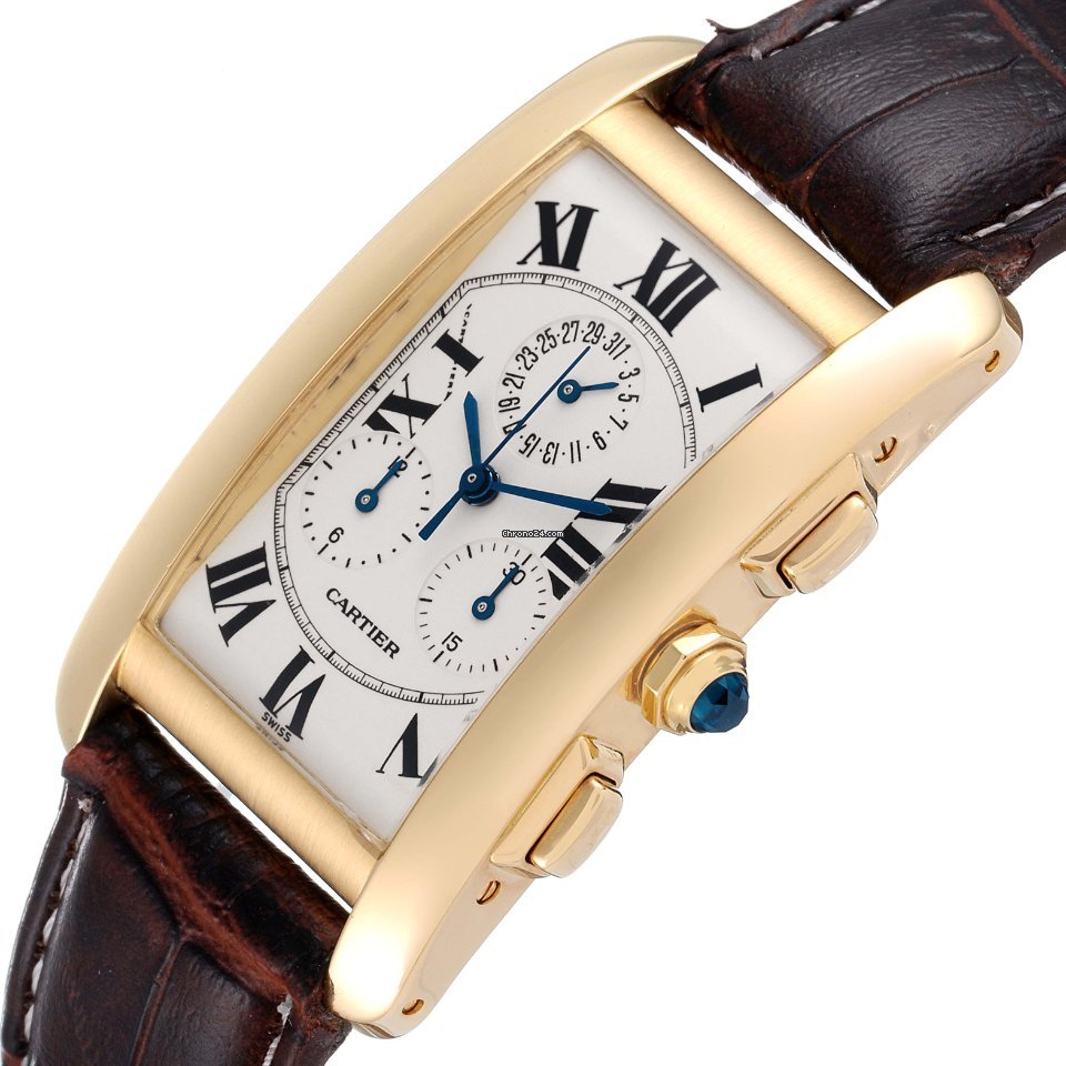 IMG_9081 Cartier Tank Americaine Mens watch Unisex Quartz W2601156 Replica 6