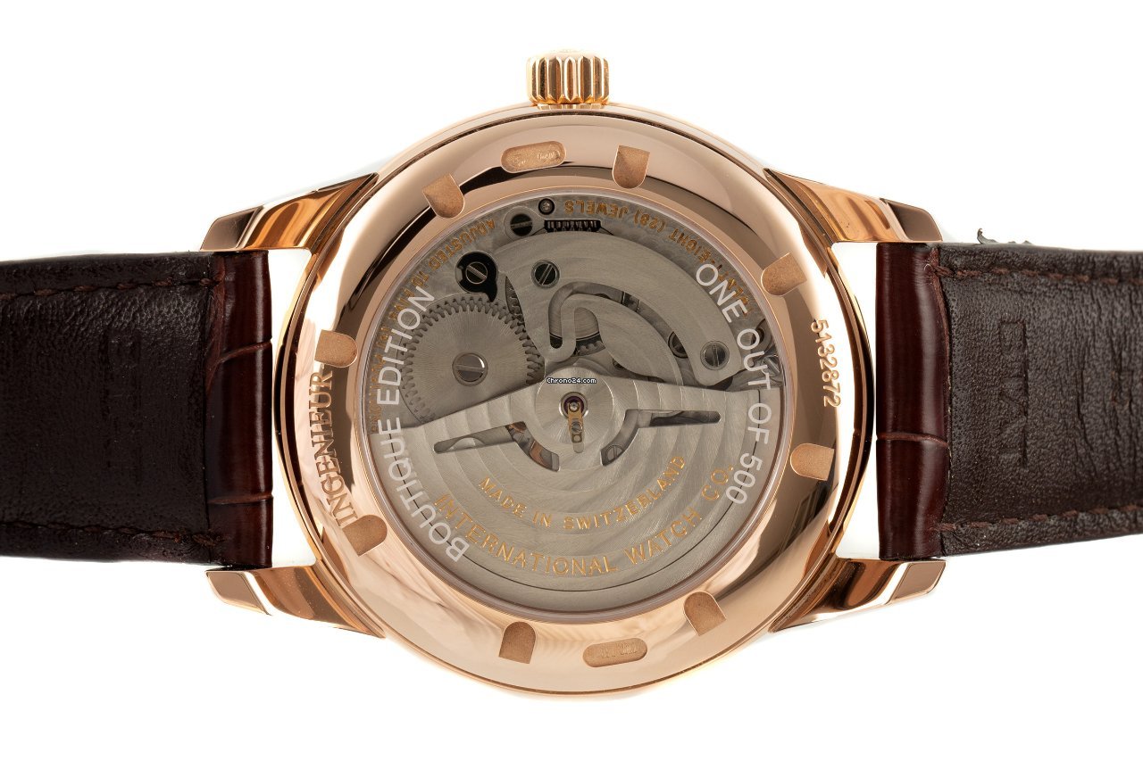 IMG_9081 IWC Ingenieur Automatic Mens watch Unisex Automatic Red gold 323312 Replica 6