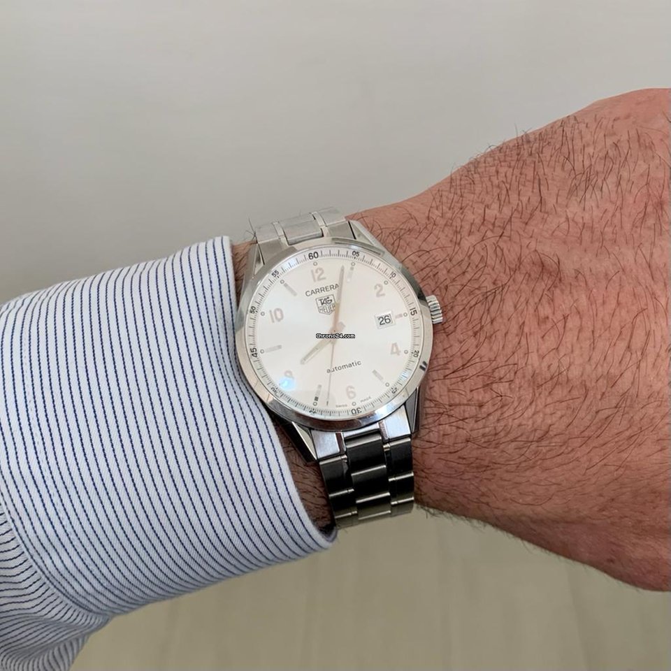 TAG Heuer Carrera Calibre 5 Mens watch Unisex Automatic Steel WV211A Replica 6