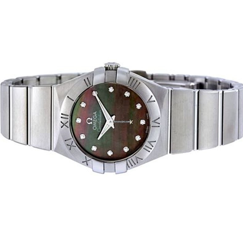 IMG_9081 Omega Constellation Quartz Womens watch Quartz Steel 123.10.27.60.57.003 Replica 6