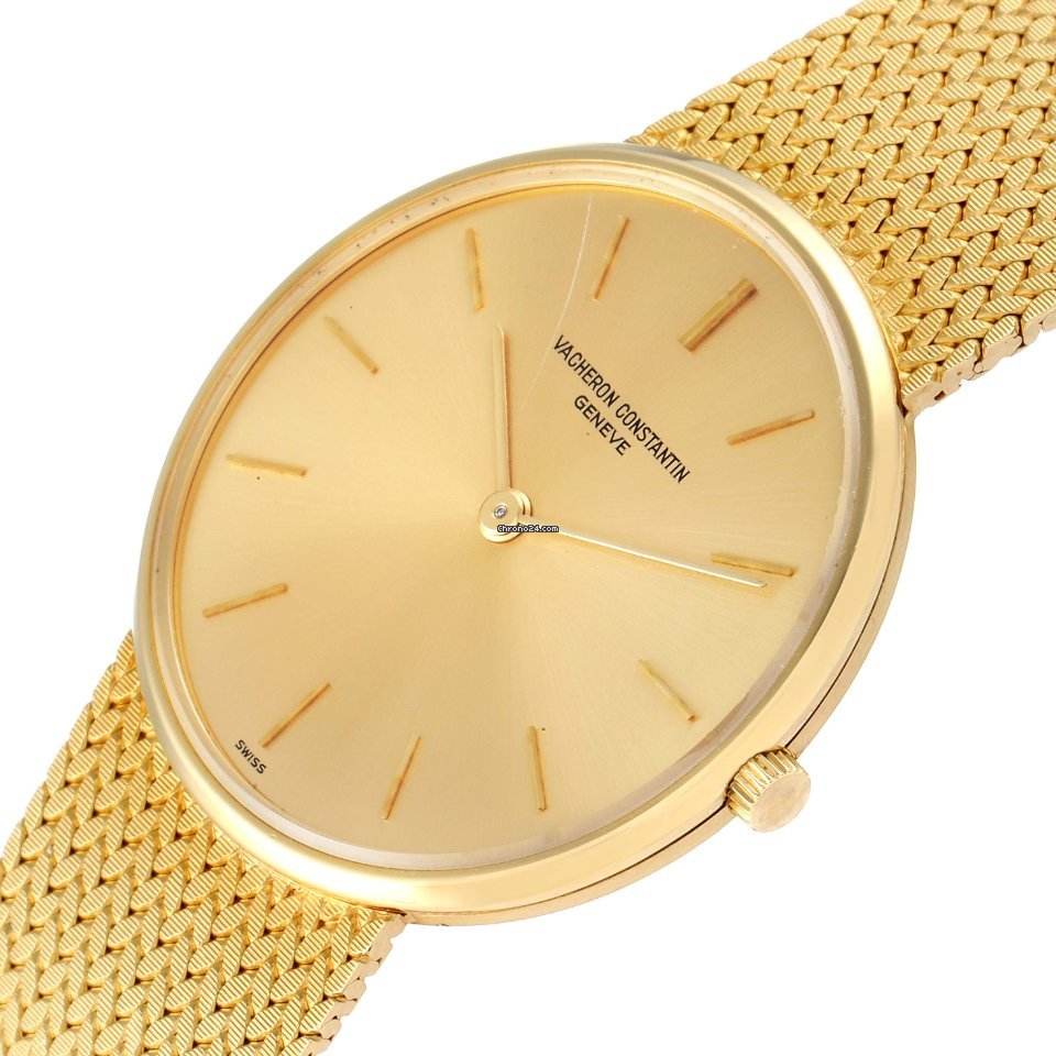 IMG_9081 Vacheron Constantin Patrimony Mens watch Unisex Manual winding Yellow gold 6872 Replica 6