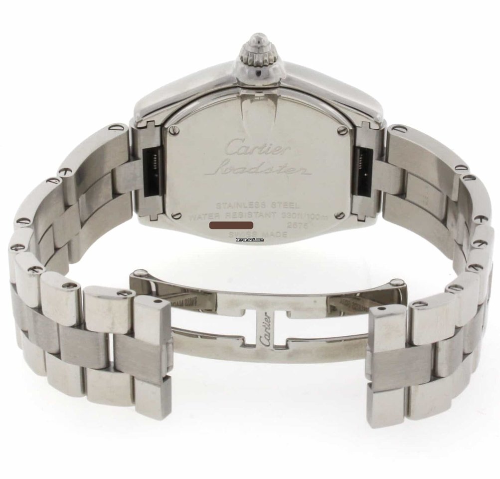 Cartier Roadster Mens watch Unisex Quartz Steel W62017V3 2675 Replica 6