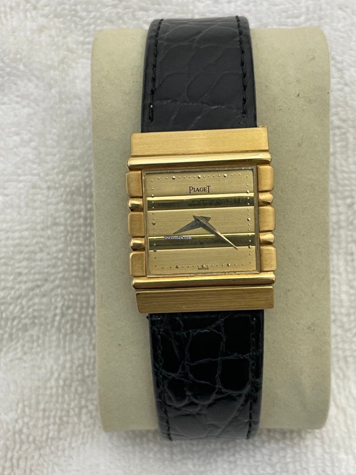 IMG_9081 Piaget Polo Mens watch Unisex Quartz Yellow gold 7131 C 701 Replica 6