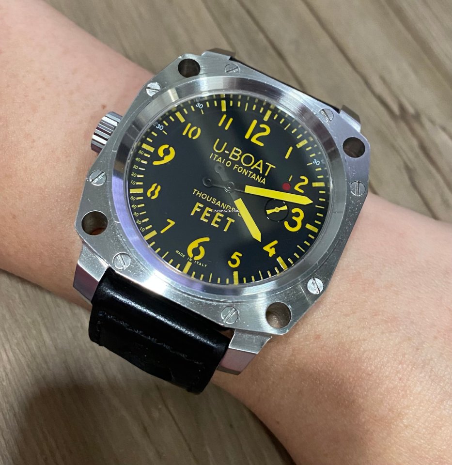 IMG_9081 U-Boat Thousands of Feet Mens watch Unisex Automatic Steel U Boat Thousands Of Feet Replica 6