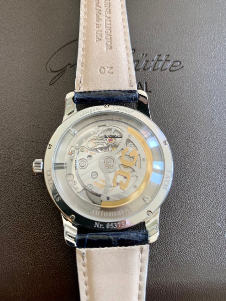 IMG_9081 Glashutte Original Sixties Mens watch Unisex Automatic Steel 1-39-52-06-02-04 Replica 6