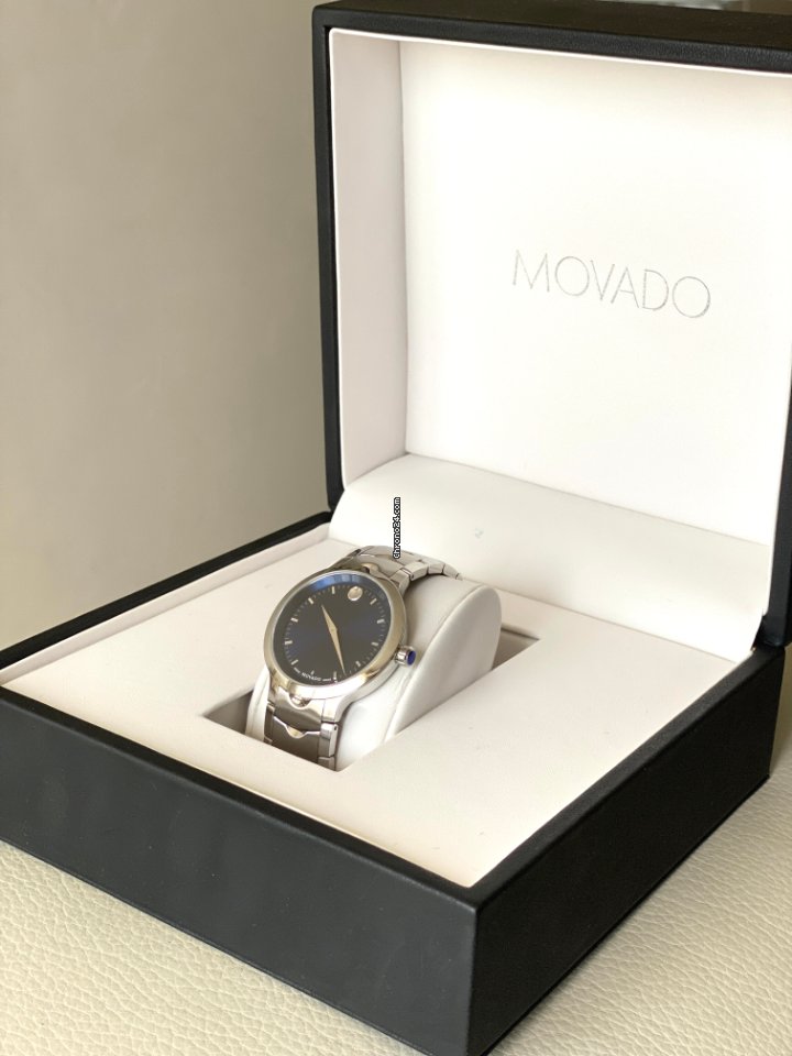IMG_9081 Movado Mens watch Unisex Quartz Steel 0607041 Replica 6