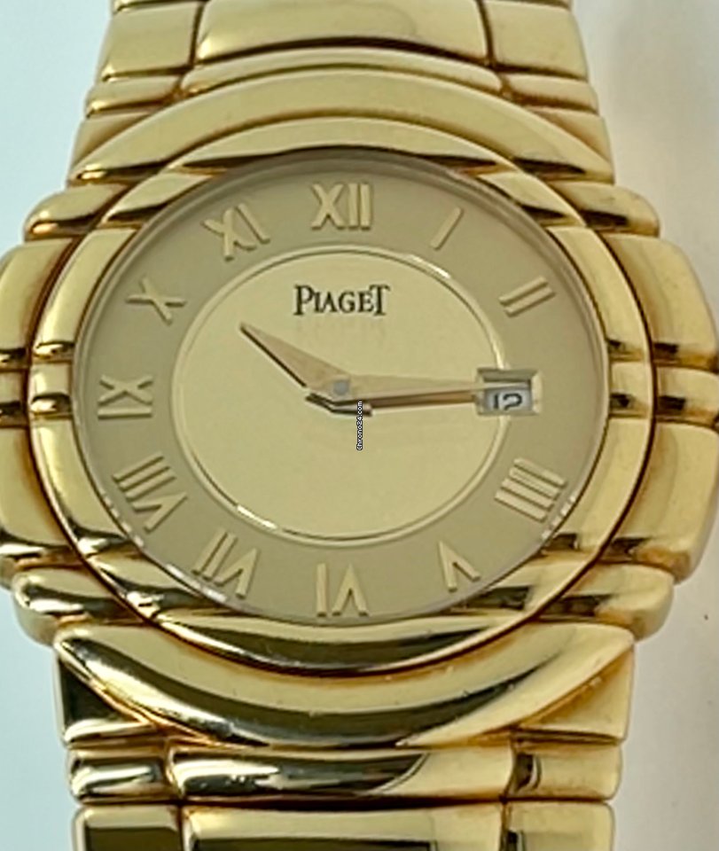 IMG_9081 Piaget Tanagra Mens watch Unisex Quartz Yellow gold Piaget 17041 M 401D Replica 6