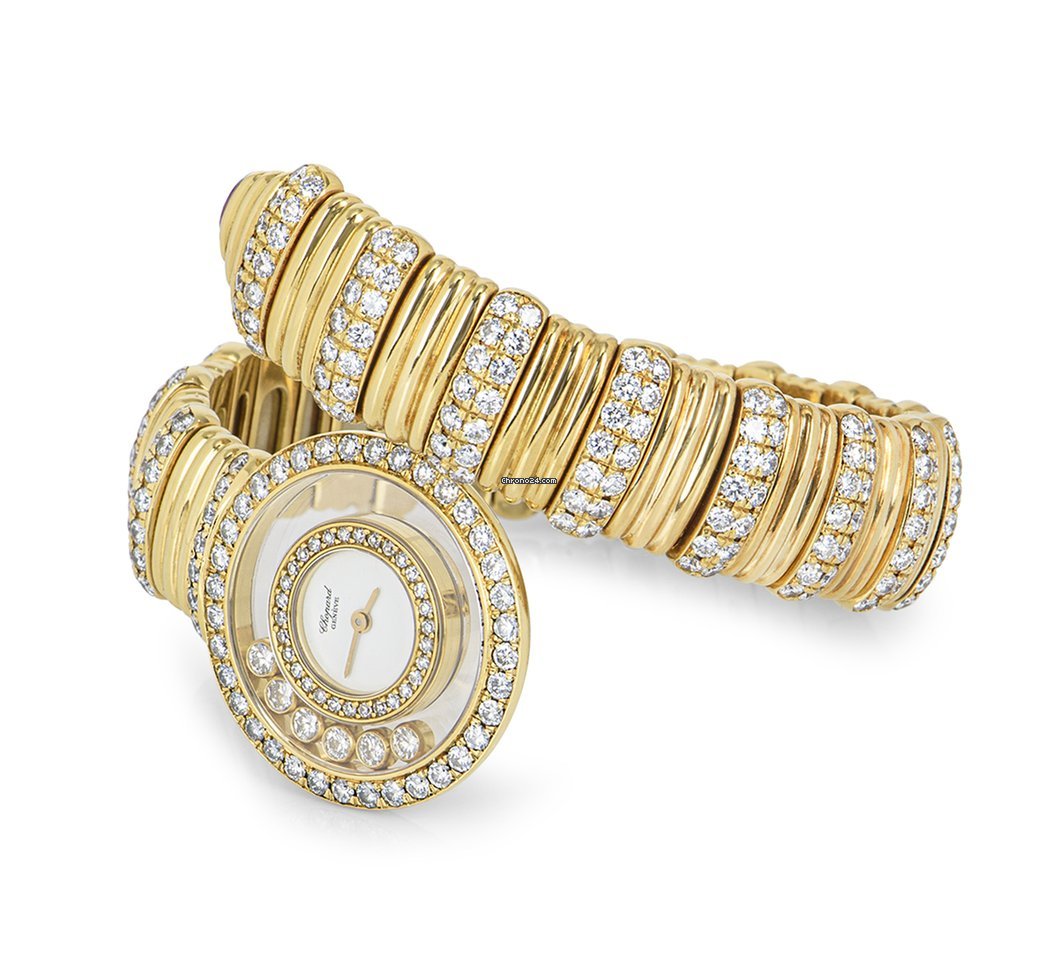 Chopard Happy Diamonds Womens watch Quartz Yellow gold 20 5534 Replica 6