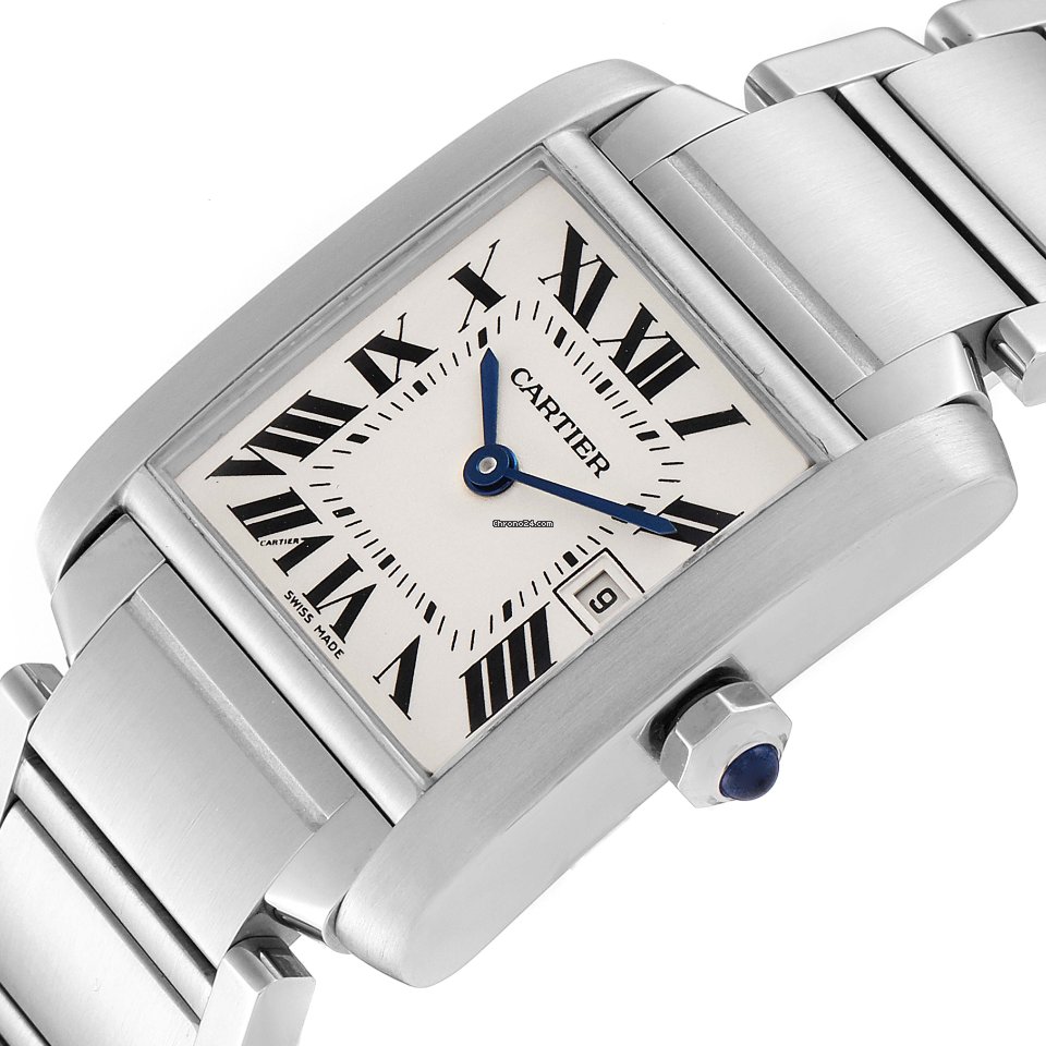 IMG_9081 Cartier Tank Francaise Womens watch Quartz W51011Q3 Replica 6