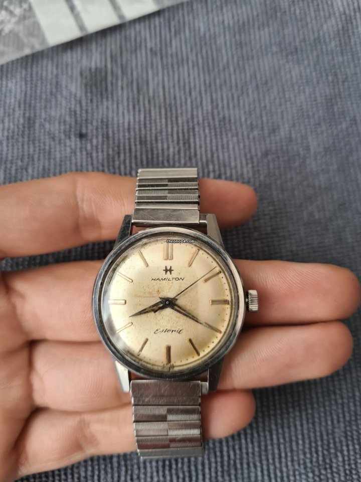 IMG_9081 Hamilton Mens watch Unisex Manual winding Steel 4053-3 Replica 6