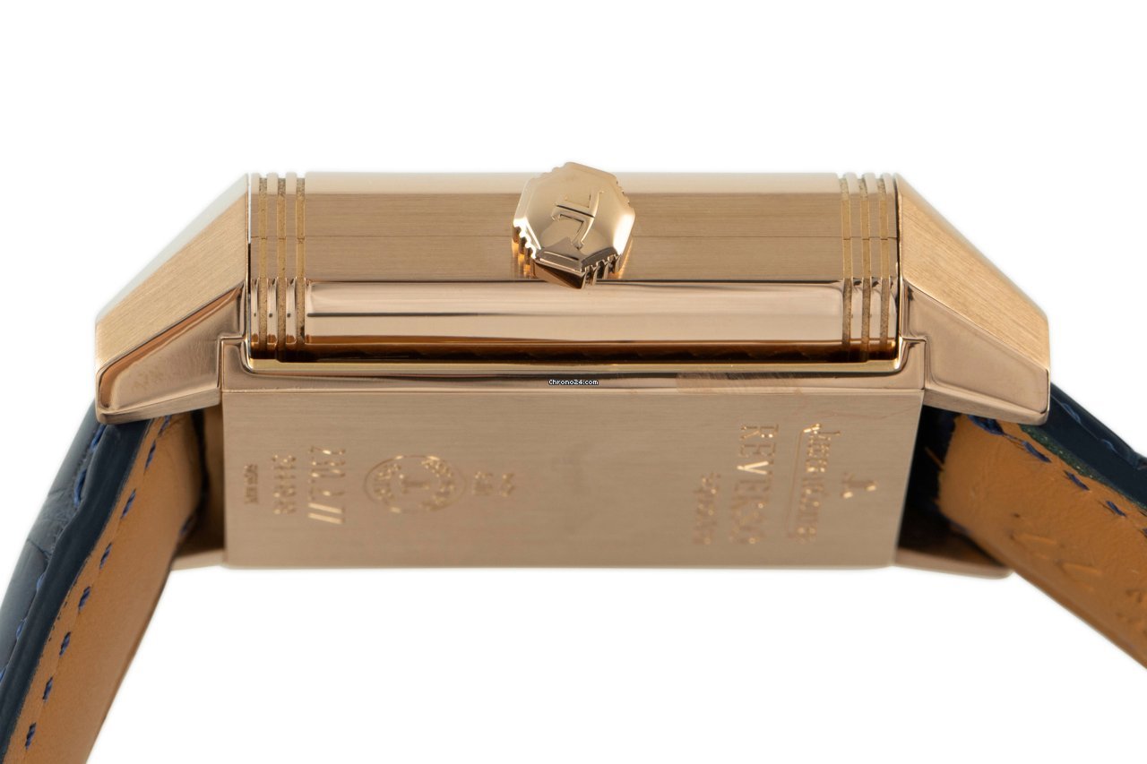 IMG_9081 Jaeger-LeCoultre Reverso Squadra Hometime Mens watch Unisex Automatic Red gold 230.2.77 Replica 6