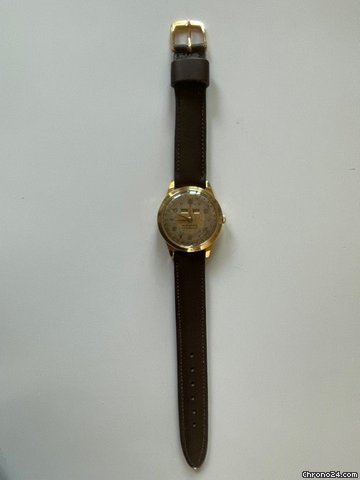 Movado Mens watch Unisex Automatic Yellow gold Movado Calendomatic Replica 6