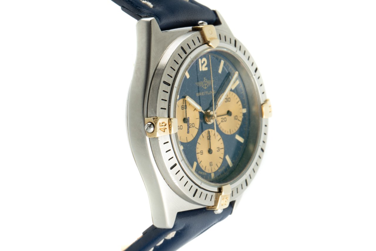 IMG_9081 Breitling Callisto Mens watch Unisex Manual winding Gold Steel 80520 Replica 6