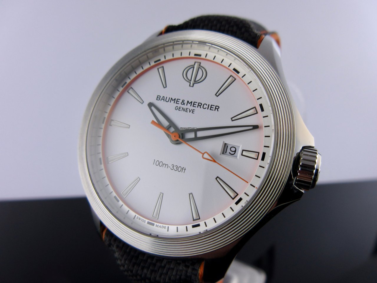 Baume & Mercier Clifton Mens watch Unisex Quartz Steel MOA10410 Replica 6