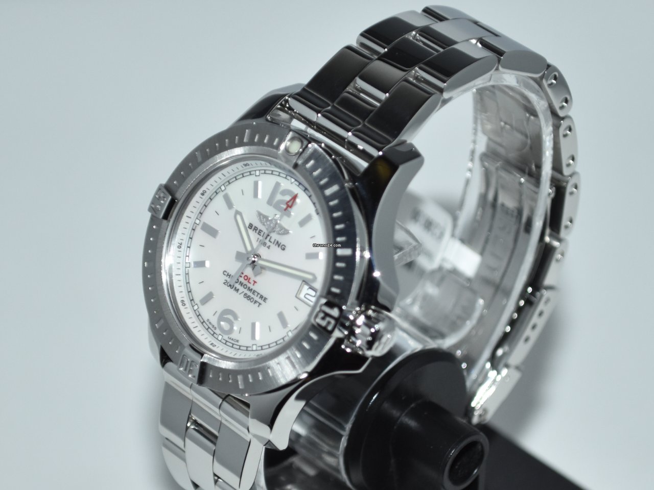 IMG_9081 Breitling Colt Lady Womens watch Quartz Steel A7738811.G793.175A Replica 6