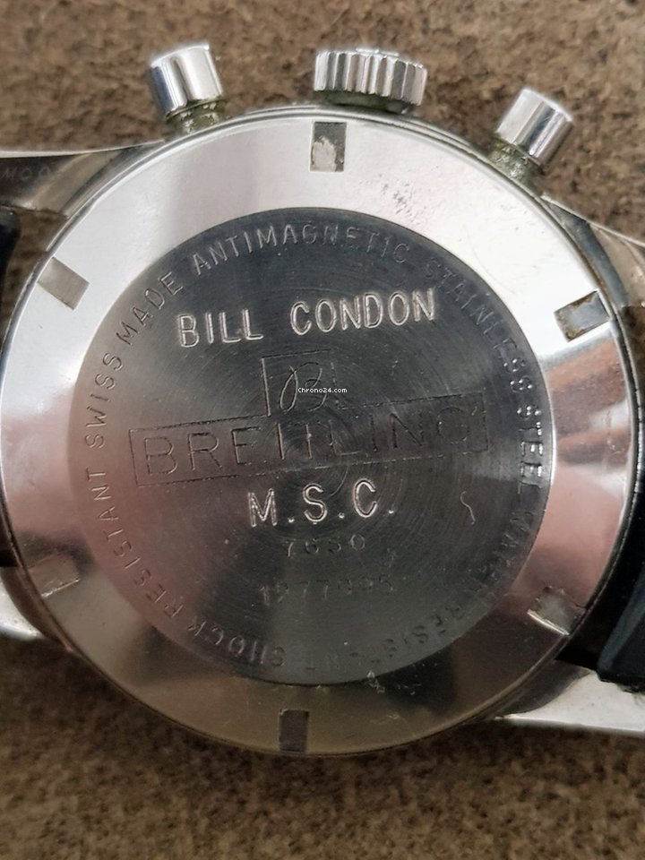 IMG_9081 Breitling Mens watch Unisex Manual winding Steel 7650 Replica 6