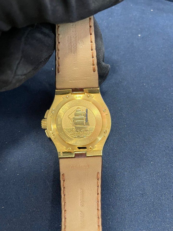 IMG_9081 Vacheron Constantin Overseas Mens watch Unisex Automatic Yellow gold 42042 000j-8966 Replica 6