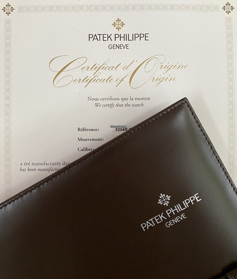 Patek Philippe Perpetual Calendar Chronograph Manual winding Rose gold 5204R Replica 6
