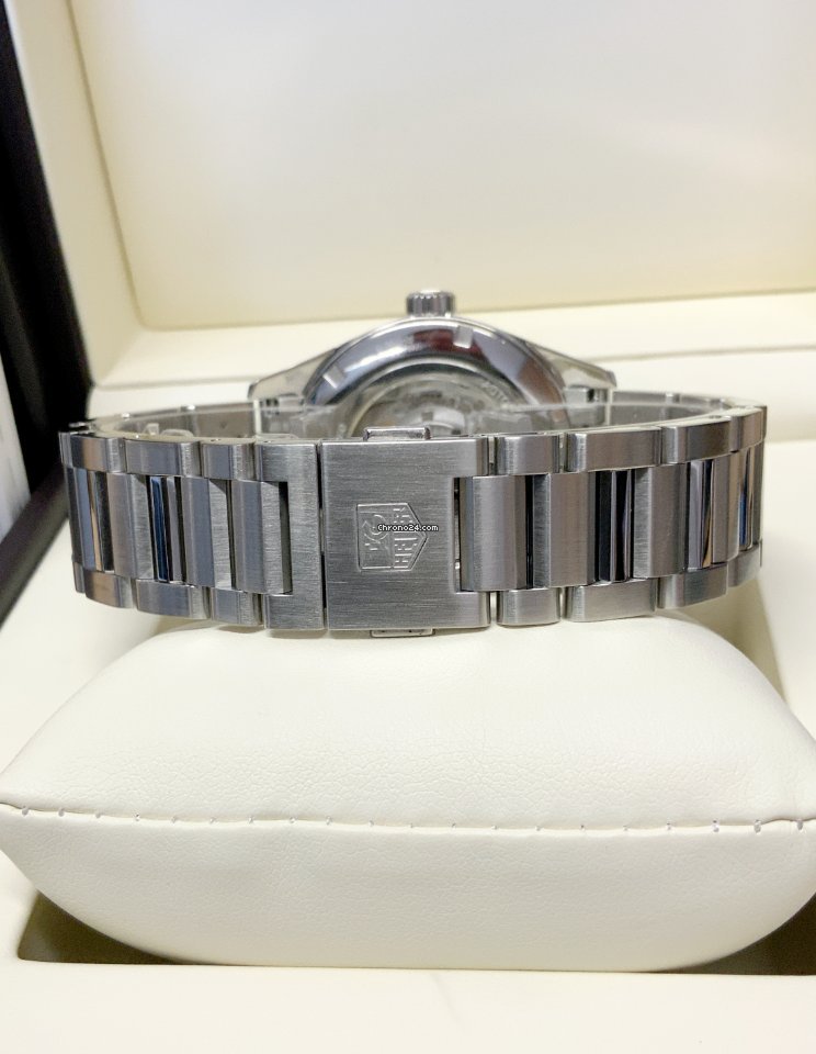 IMG_9081 TAG Heuer Carrera Calibre 5 Mens watch Unisex Automatic Steel war201c.ba0723 Replica 6