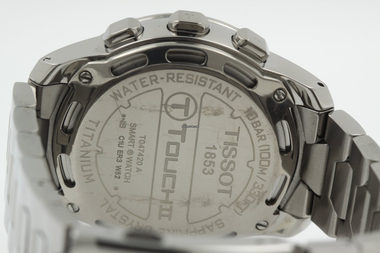 Tissot T-Touch II Mens watch Unisex Quartz Titanium T047420A Replica 6