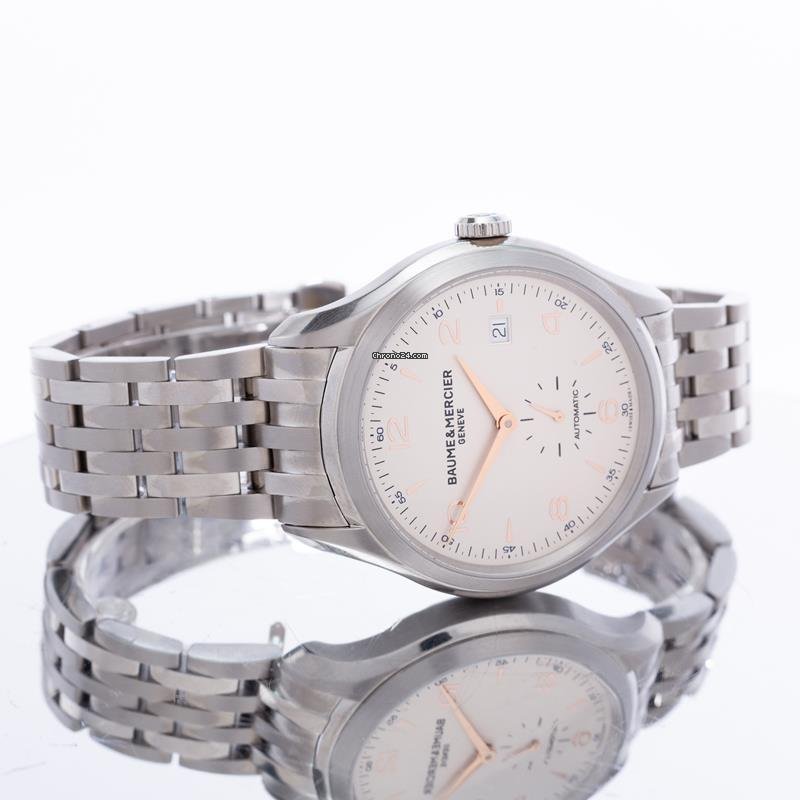 Baume & Mercier Clifton Mens watch Unisex Automatic Steel M0a10141 Replica 6