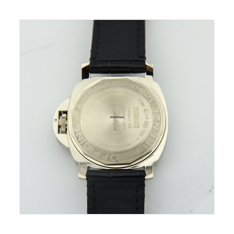IMG_9081 Panerai Luminor Mens watch Unisex Automatic White gold PAM 00180 Replica 6