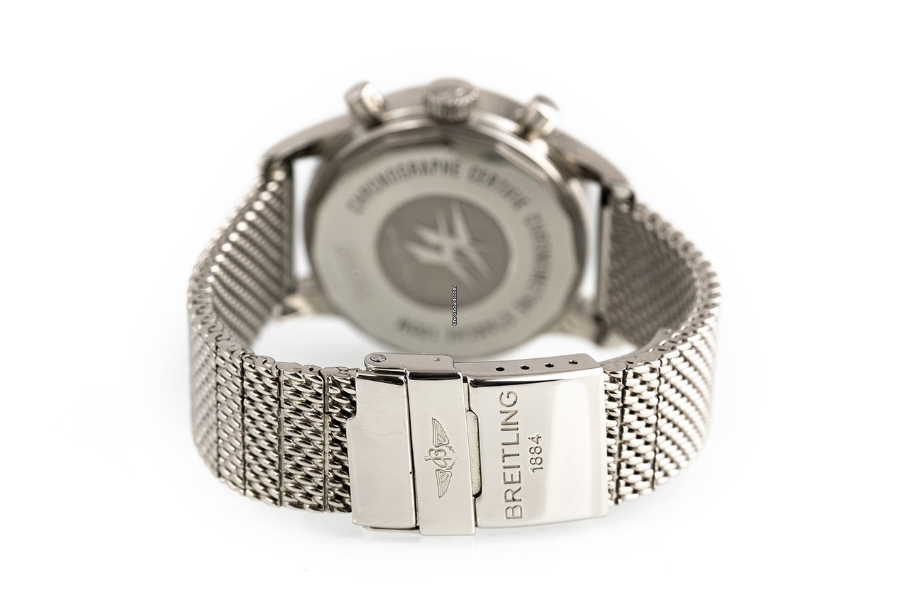 IMG_9081 Breitling Transocean Chronograph 38 Mens watch Unisex Automatic Steel A4131012 BC06 Replica 6