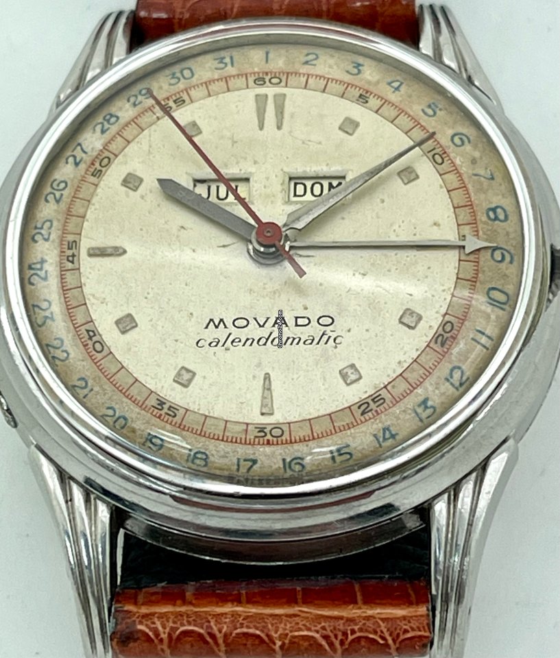IMG_9081 Movado Mens watch Unisex Manual winding Steel Movado 16207 Replica 6