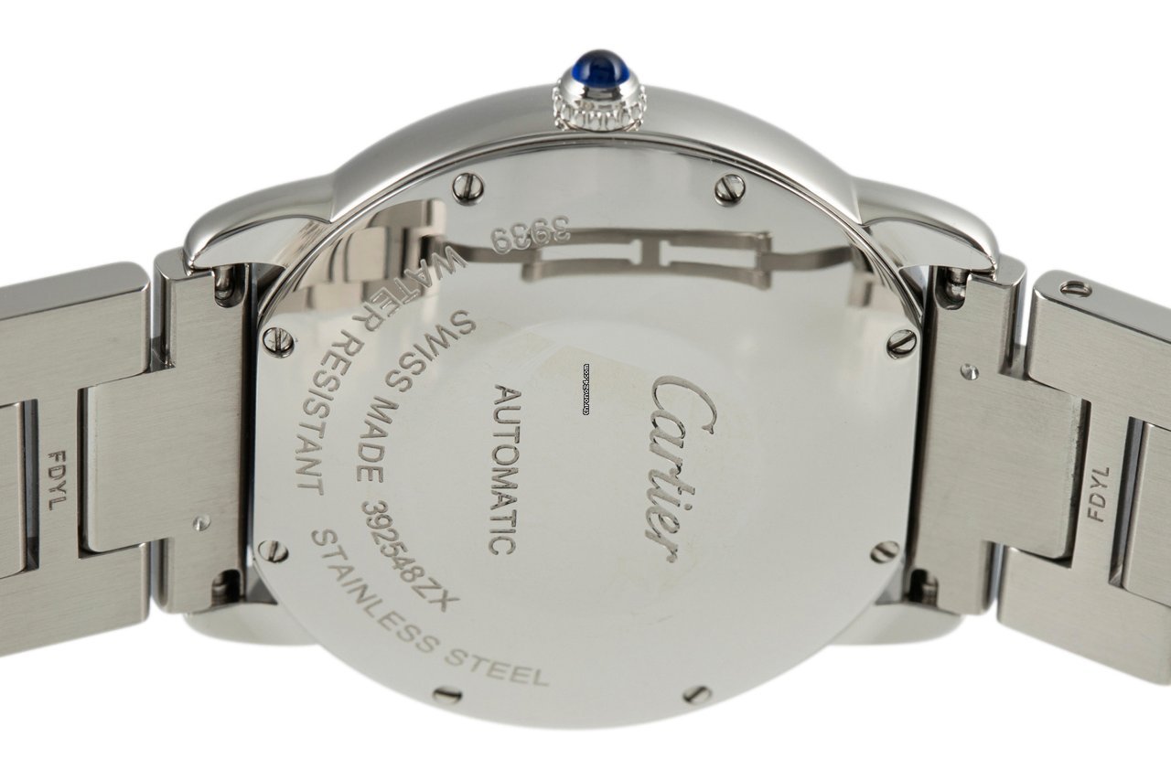 IMG_9081 Cartier Ronde Croisiere de Cartier Mens watch Unisex Automatic Steel WSRN0012 Replica 6