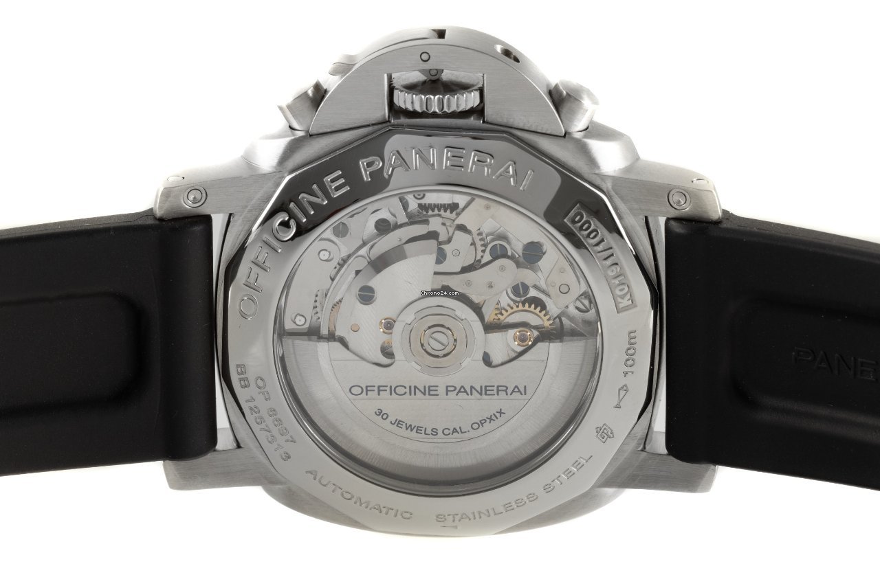IMG_9081 Panerai Luminor 1950 3 Days Chrono Flyback Mens watch Unisex Automatic Steel PAM00212 Replica 6