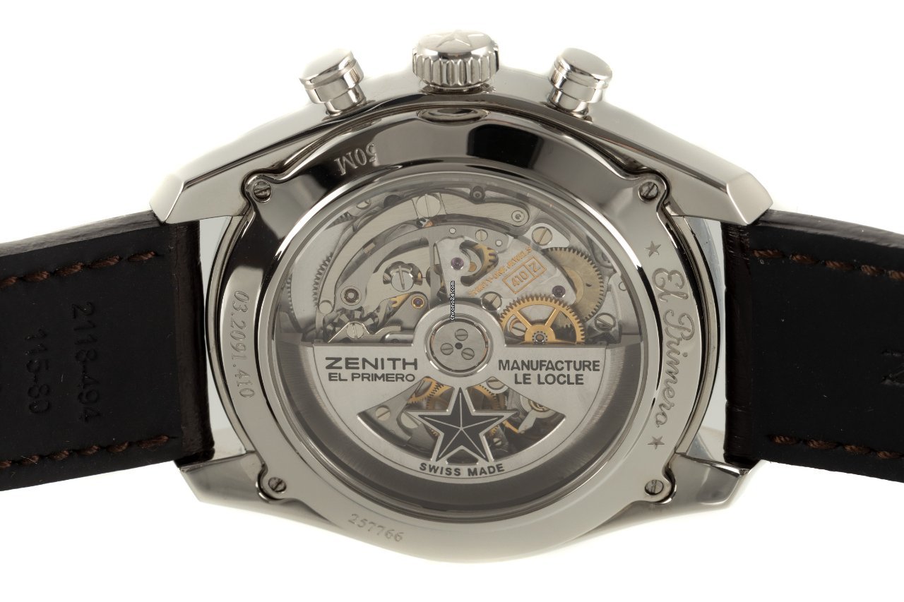 Zenith El Primero 410 Mens watch Unisex Automatic Steel 03.2091.410 01.C494 Replica 6