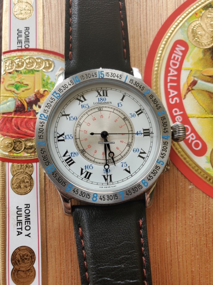 IMG_9081 Longines Lindbergh Hour Angle Mens watch Unisex Automatic Steel 628.5240 Replica 6
