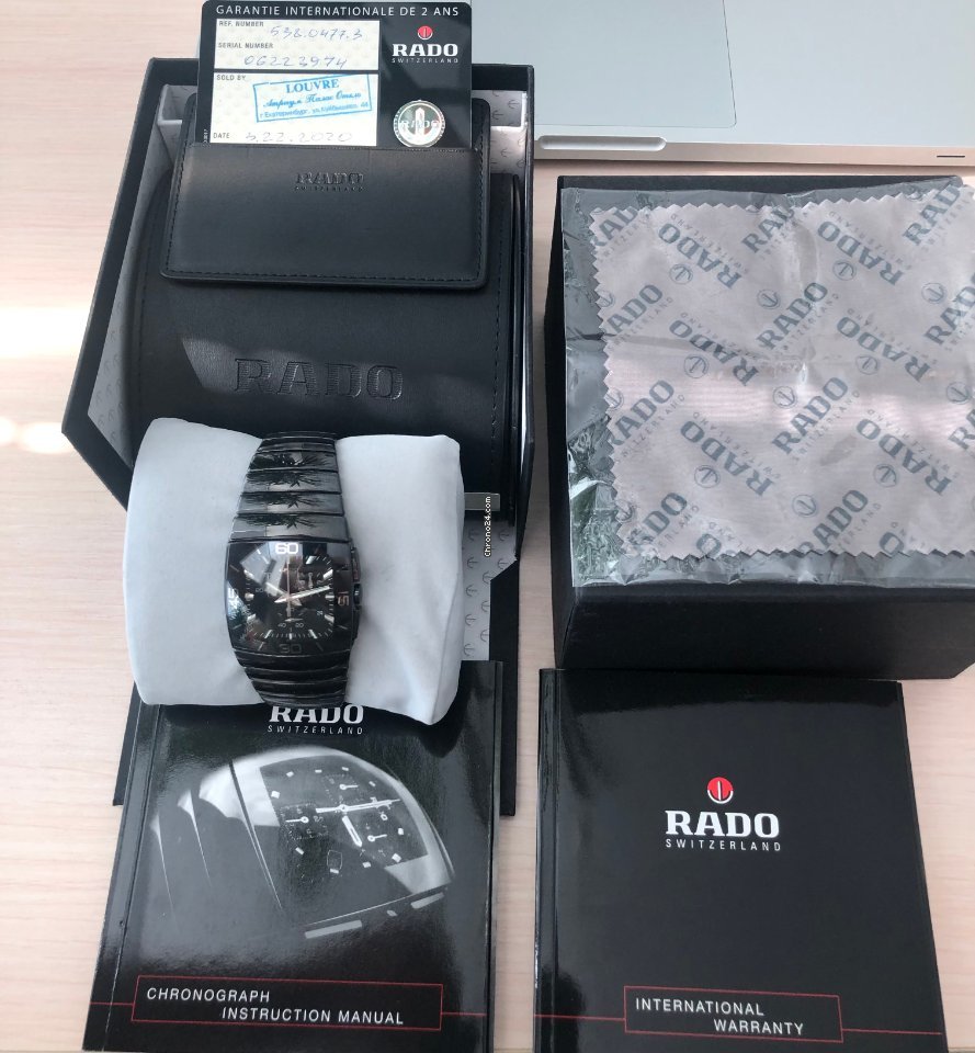 IMG_9081 Rado Sintra Mens watch Unisex Quartz Ceramic 538.0477.3 Replica 6