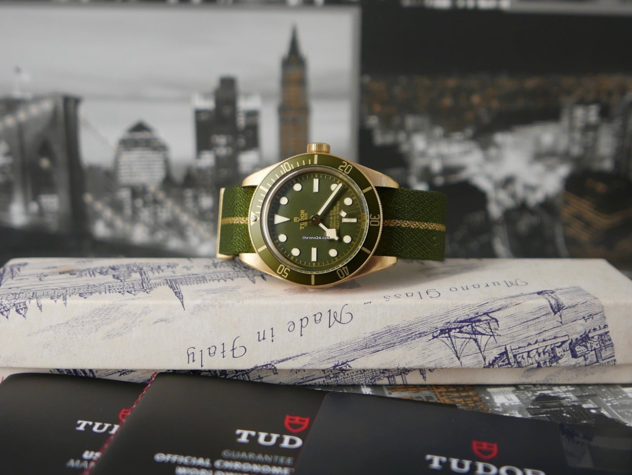 IMG_9081 Tudor Black Bay Mens watch Unisex Automatic Yellow gold M79018V-0001 Replica 6