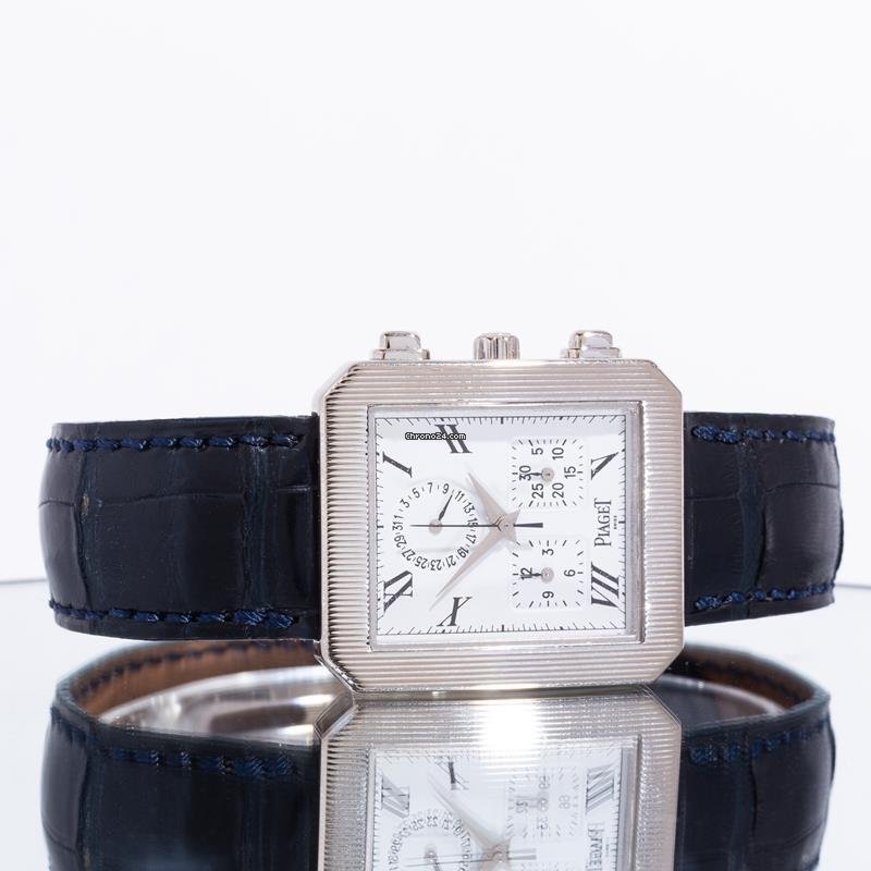 IMG_9081 Piaget Mens watch Unisex Quartz White gold 14254 Replica 6