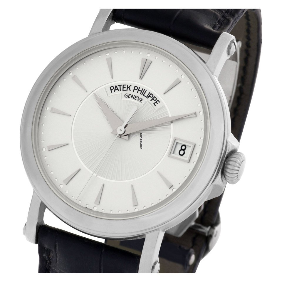 IMG_9081 Patek Philippe Calatrava Mens watch Unisex Automatic White gold 5153G Replica 6