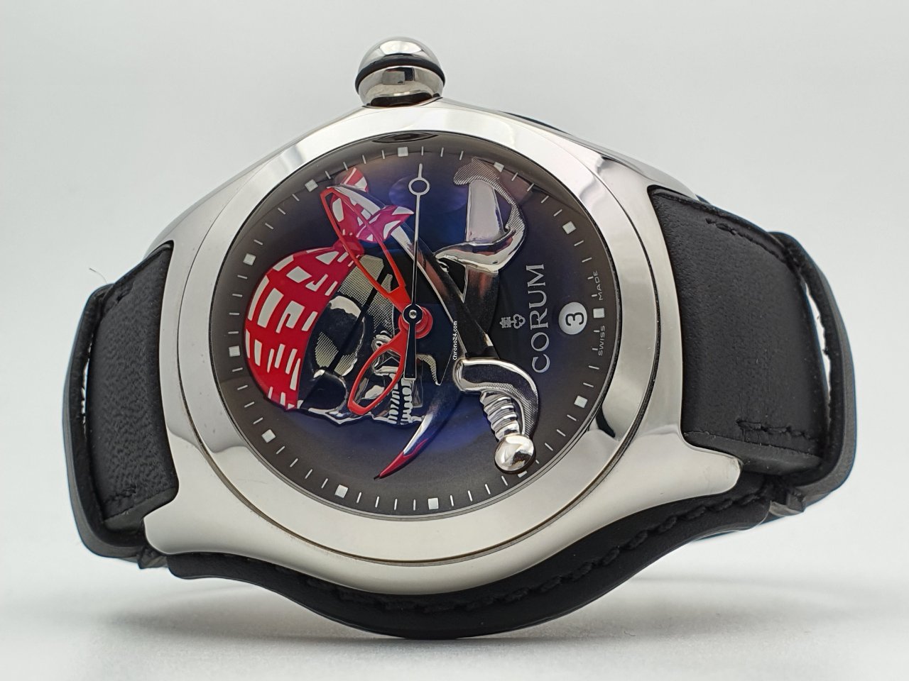 IMG_9081 Corum Bubble Mens watch Unisex Automatic Steel 082.150.20 Replica 6