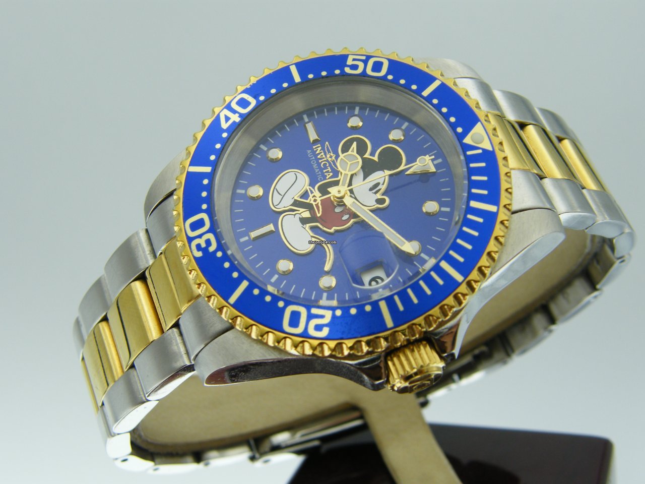 Invicta Mens watch Unisex Automatic Gold Steel 20105 Replica 6
