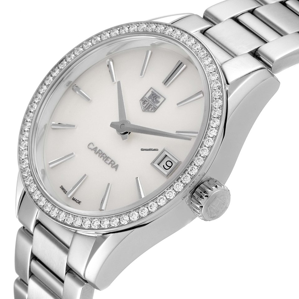 IMG_9081 TAG Heuer Carrera Lady Womens watch Quartz Steel WAR1315.BA0778 Replica 6