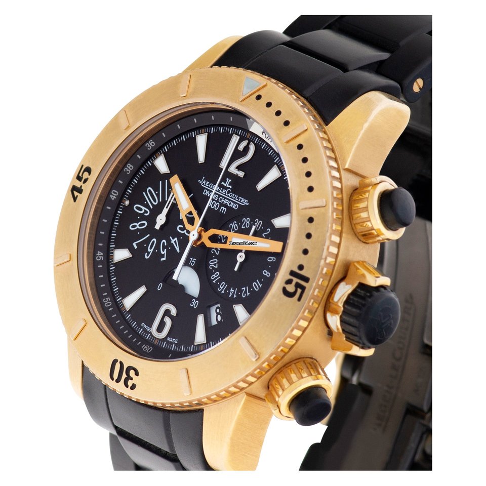 IMG_9081 Jaeger-LeCoultre Master Compressor Diving Chronograph Mens watch Unisex Automatic Rose gold Q1862740 Replica 6