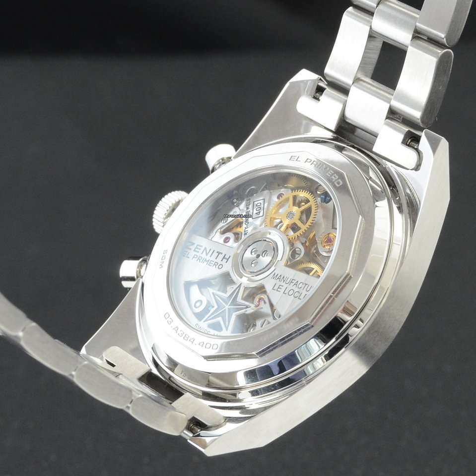 Zenith El Primero Chronomaster Mens watch Unisex Automatic Steel 03.A384.400 21.M384 Replica 6