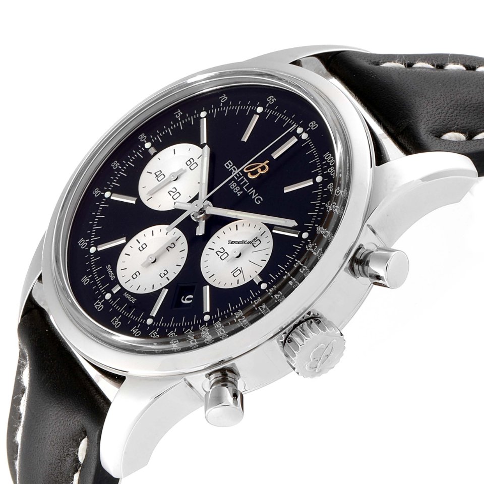 IMG_9081 Breitling Transocean Chronograph Mens watch Unisex Automatic Steel AB0151 Replica 6