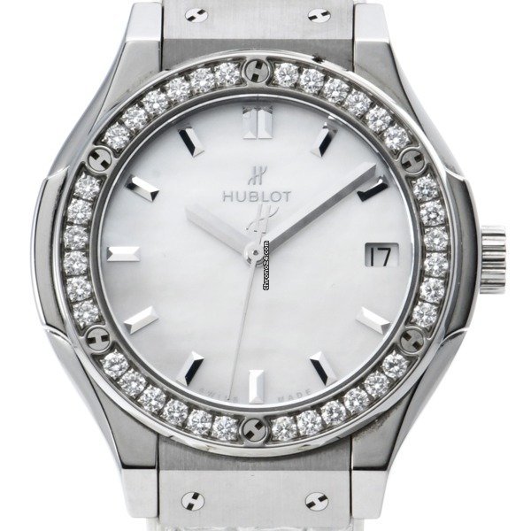 IMG_9081 Hublot Classic Fusion Quartz Womens watch Quartz Titanium 581.NE.6070.LR.1204.JPN16 Replica 6