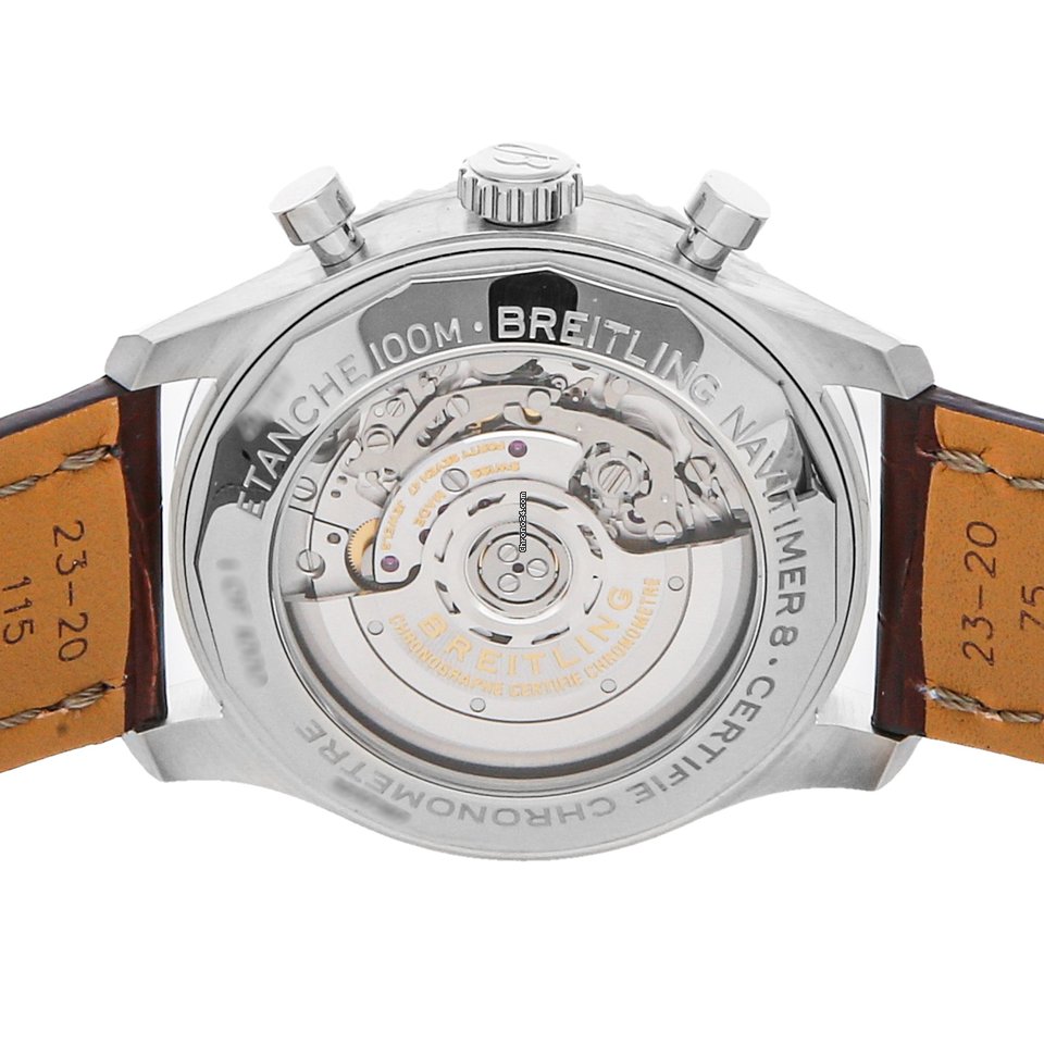 IMG_9081 Breitling Aviator 8 Mens watch Unisex Automatic Steel AB01171A1G1P1 Replica 6