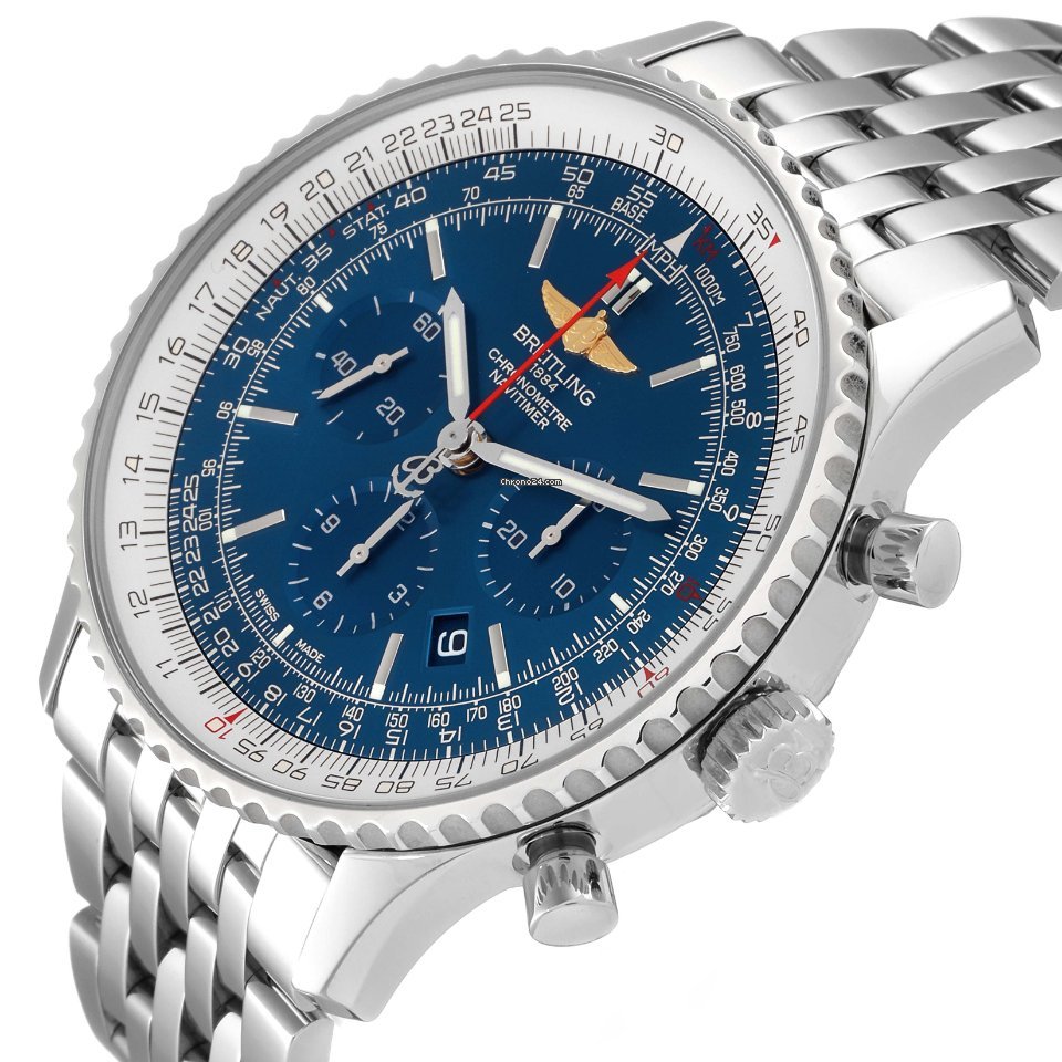 IMG_9081 Breitling Navitimer 01 (46 MM) Mens watch Unisex Automatic Steel AB012721-C889-453A Replica 6